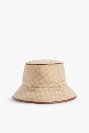 Max Mara Getto Logo Virgin Wool and Cashmere-blend Bucket Hat