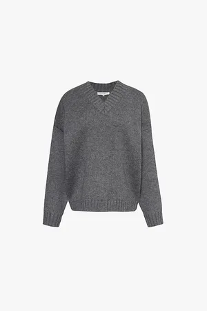 Frame V-neck Regular-fit Wool-blend Jumper