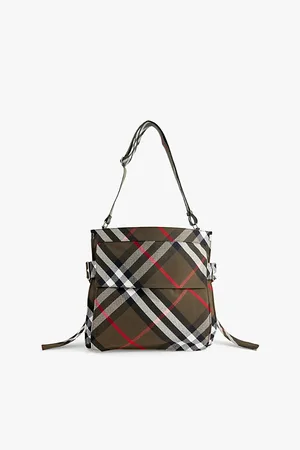 Burberry Trench Check-print Woven-blend Tote Bag