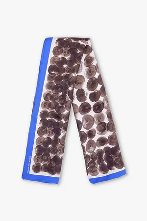 DRIES VAN NOTEN Filas Abstract-pattern Silk Scarf