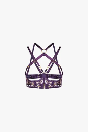 BORDELLE Cubism Ouvert Wire Stretch-lace Bra