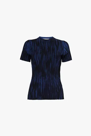 Proenza Schouler Foster Short Sleeve Knitted Top