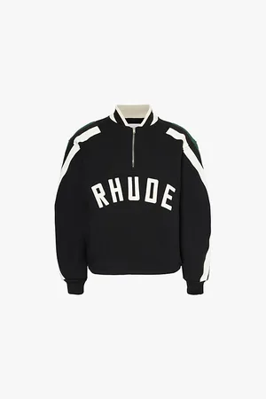 Rhude Slope Logo-embroidered Cotton Sweatshirt