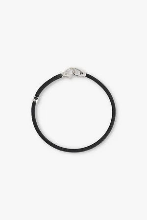 MIANSAI Caden Rhodium-plated 925 Sterling-silver Woven Bracelet