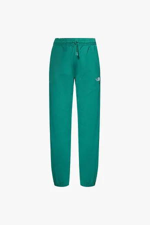 The North Face Brand-embroidery Straight-leg High-rise Cotton-jersey Jogging Bottoms
