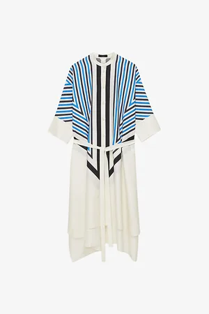 Joseph Dania Cretto-print Silk-blend Midi Dress