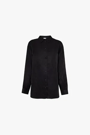 Proenza Schouler Hall Crinkled Woven Shirt