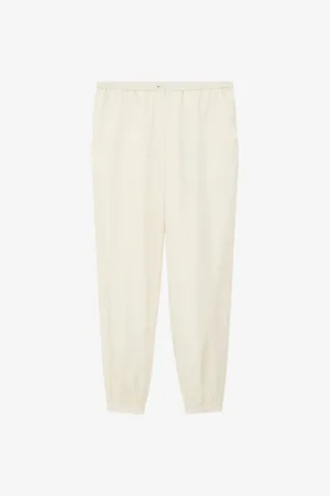 Joseph Taio Tapered-leg Mid-rise Silk-blend Trousers