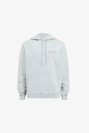 AllSaints Underground Logo-print Relaxed-fit Organic-cotton Hoody