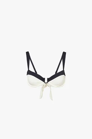 Monday Swimwear Cala Roja Half Cup Stretch Recycled-nylon Bikini Top