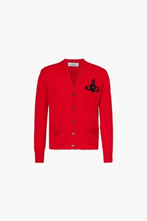 Vivienne Westwood Alex V-neck Wool Knit Cardigan