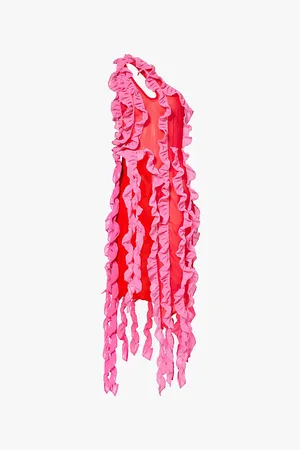 Amy Lynn Suki Ruffled Woven Top