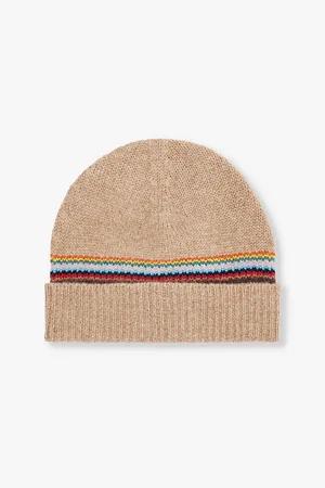 Paul Smith Sig Block Striped-print Wool Beanie