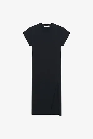 IRO Litonya Short-sleeve Relaxed-fit Cotton T-shirt Dress