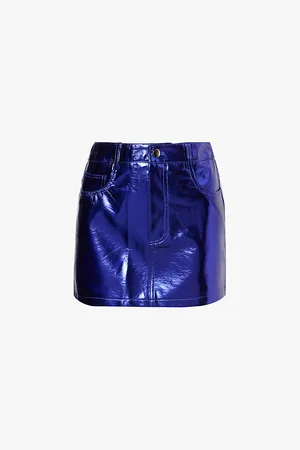 Amy Lynn Milena Metallic Mini Skirt