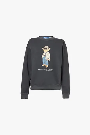 Ralph Lauren Western Bear Graphic-print Cotton-blend Sweatshirt