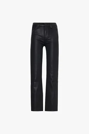 Paige Cindy Straight-leg Mid-rise Stretch-woven Jeans