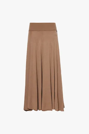 EXTREME CASHMERE Spin Flared Cashmere Maxi Skirt