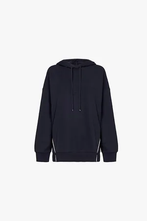 Max Mara Flipper Drawstring Hood Cotton-blend Hoody