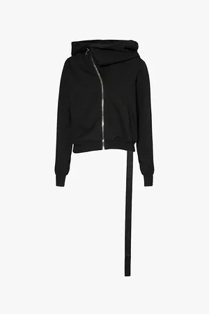 Rick Owens Mountain Two-slip-pockets Cotton-jersey Hoody