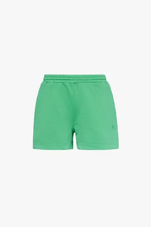 The Couture Club Embroidered-logo Cotton-jersey Shorts