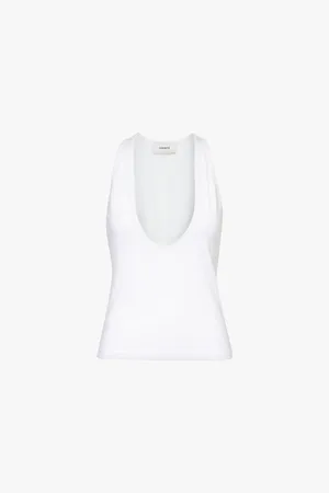 COPERNI Plunge-neck Regular-fit Cotton-blend Top