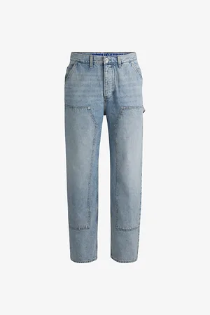 HUGO BOSS Relaxed-fit Mid-rise Carpenter Denim Jeans