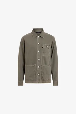 AllSaints Nevis Chore Regular-fit Organic-cotton Jacket