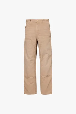 Carhartt Panelled Straight-leg Relaxed-fit Organic-cotton Trousers