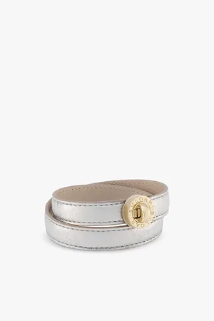 Bvlgari Turn Lock Small Leather Bracelet