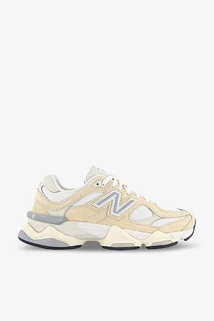 New Balance 9060 Brand-patch Leather and Mesh Low-top Trainers