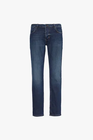 NEUW Lou Slim Sunday Brand-patch Straight-leg Slim-fit Stretch-denim Blend Jeans