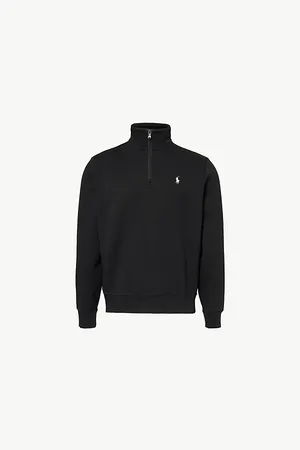 Ralph Lauren Brand-embroidery High-neck Regular-fit Cotton and Recycled-polyester Sweatshirt