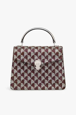 Bvlgari Serpenti Rattan Shoulder Bag