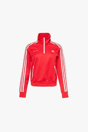 Sporty & Rich X Adidas Collar Brand Embroidery Cotton-blend Jacket