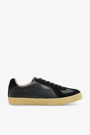AllSaints Jaimee Logo-embossed Leather Low-top Trainers