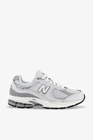 New Balance 2002r Logo-embroidered Leather and Mesh Low-top Trainers
