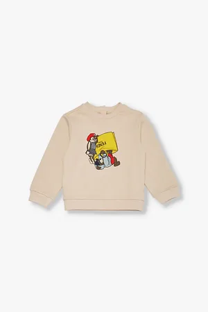 Fendi Graphic-print Crewneck Cotton Sweatshirt 9-24 Months