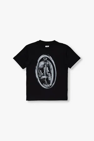 C.P. Company Skyline-print Short-sleeve Cotton T-shirt 8-14 Years