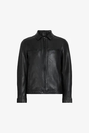 AllSaints Luck Regular-fit Leather Jacket