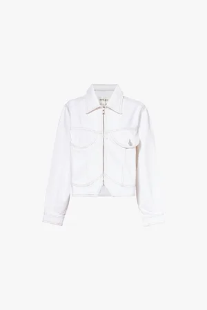 Frame Heart Collar Cotton Jacket
