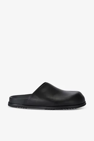 Rick Owens Granola Slip-on Flat Leather Mules