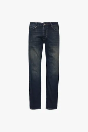 NEUW Ray Brand-patch Straight-leg Regular-fit Stretch-denim Jeans