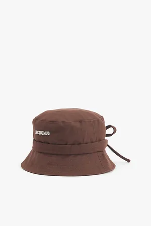 Jacquemus Le Bob Gadjo Script-hardware Cotton Bucket Hat