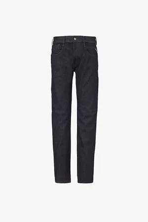 Replay Anbass Forever Dark Slim-fit Stretch-denim Jeans