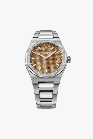 Girard Perregaux Laureato 0.90ct Diamond and Stainless-steel Automatic Watch