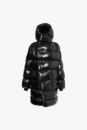 Rick Owens Hooded Longline Relaxed-fit Shell-down Puffer Jacket