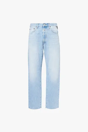 Replay M9zero1 Straight-leg Regular-fit Denim Jeans
