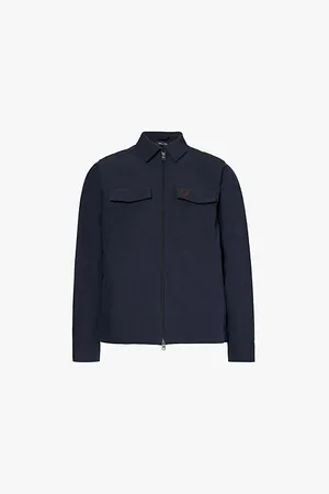 Fred Perry Brand-embroidery Relaxed-fit Recycled-polyester and Recycled-polyamide Shirt