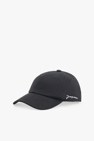 Jacquemus La Casquette Text-embroidery Panelled Cotton Cap